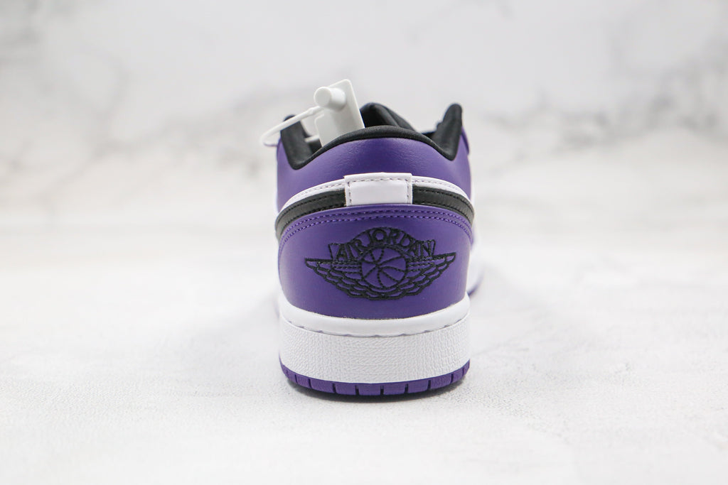 Jordan 1 Low Court Purple White