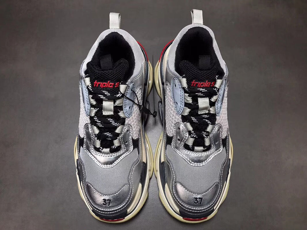 Balenciaga Triple S Silver Black 2019